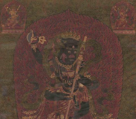 Mandala of Simhavaktrā, the ‘Lion Faced’ dakini