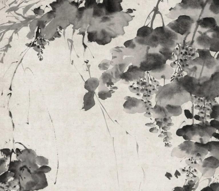 Detail of Xu Wei, Grapevines