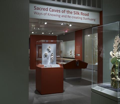 Photo of "Sacred Caves of the Silk Road" exhibition installation