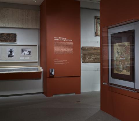 Installation view of “Sacred Caves of the Silk Road”