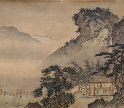 Detail of a handscroll by Dai Jin